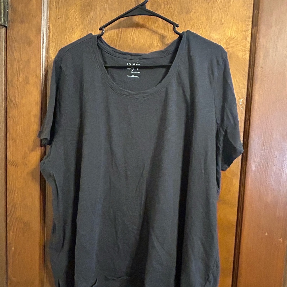 Maurices 24/7 Black V-Neck Top